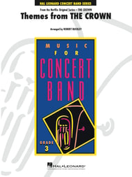 Themes from The Crown Concert Band sheet music cover